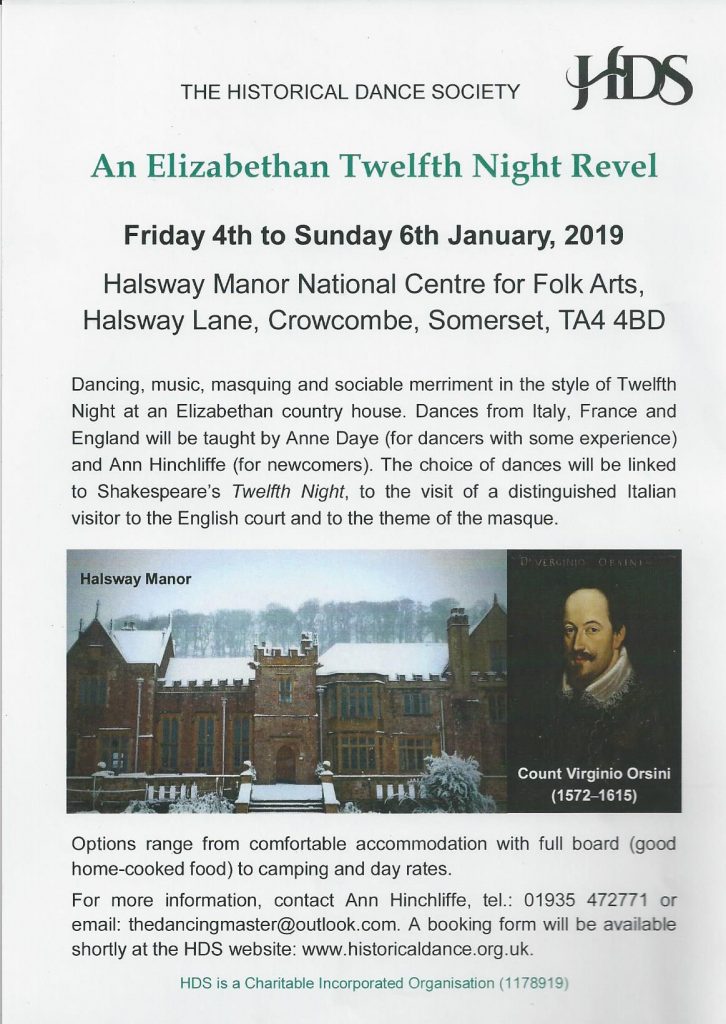 Elizabethan Twelfth Night Revels